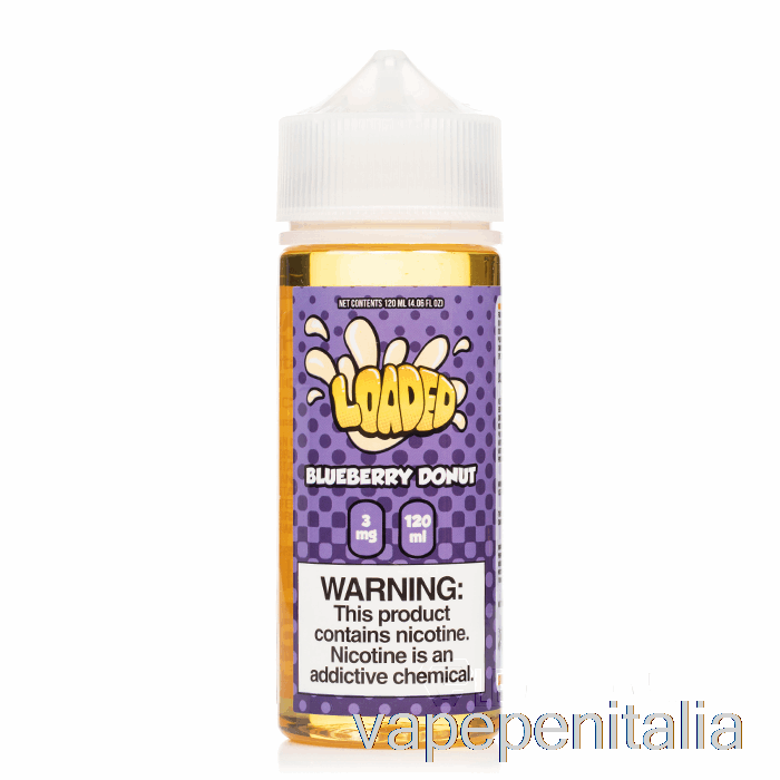 Vape In Italy Ciambella Al Mirtillo - E-liquid Caricato - Vapori Spietati - 120ml 3mg